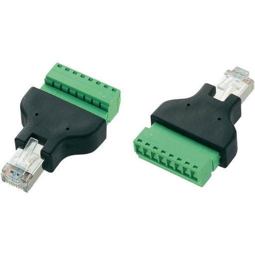 [1402010] Connecteur Industriel sur bornier RJ45 mâle