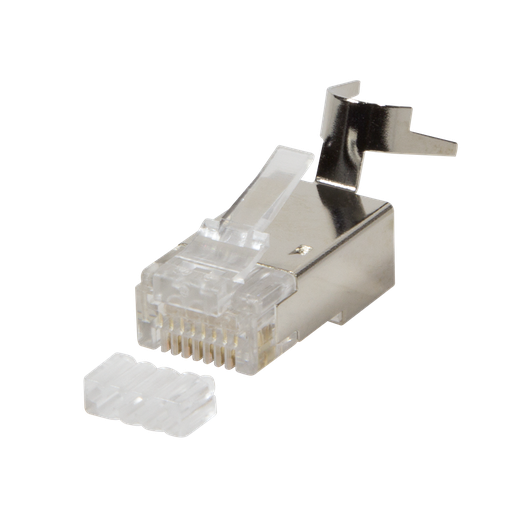 [1402015] Connecteur RJ45 Cat6a blindé, par 10, souple et rigide