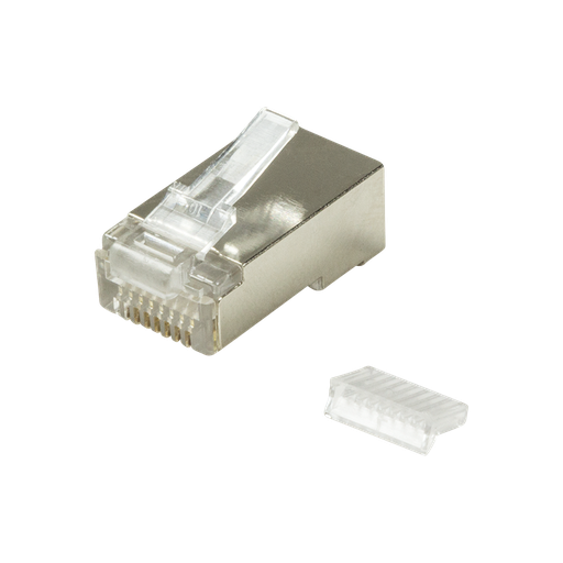 [1402017] Connecteur RJ45 Catégorie 5e, blindé avec guide par 100