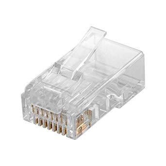 [1400423] Connecteur RJ45 Catégorie 6, non blindé, cable souple & rigide