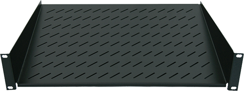 [1403521] Plateau modem 19" 250 mm - 2U (noir)