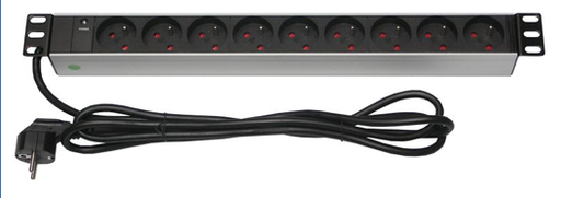 [1403533] Bandeau d'alimentation 19" 9 prises C13, Connecteur C14