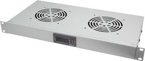 [1403537] Bandeau ventilé 19", 2 ventilateurs - Gris