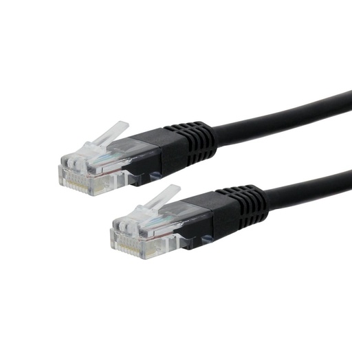 [1201172] Cordon non blindé RJ45 CAT.5e UTP 1,00m Noir