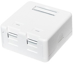 [1405035] Boitier 2 ports pour RJ45 Keystone
