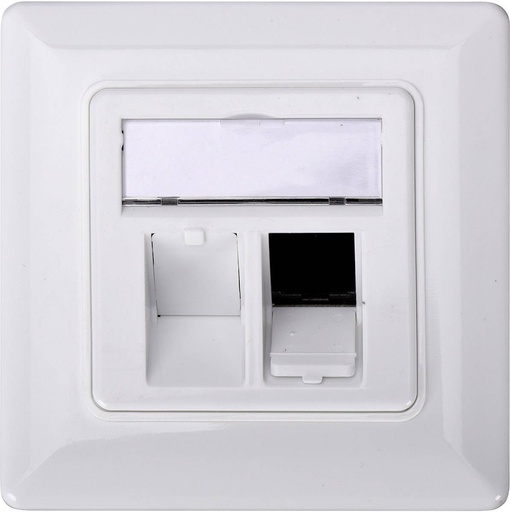 [1405100] PLAQUE  DIGITUS POUR MODULES KEYSTONE, 2X RJ45