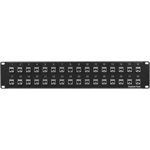 [1406012] Panneau 2U 32 ports CAT6A stp