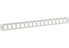 [1406022] Panneau 19 pouces vide pour insert - 1U 16 ports