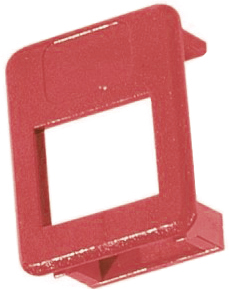 [1406032] Insert Rouge pour Platine RJ45