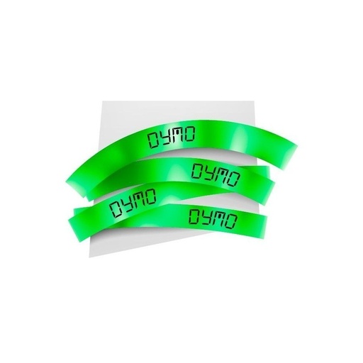 [1407541] Ruban 19MM noir sur vert pour labelmanager 350/450/300/400