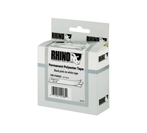 [1407552] Ruban 24MM permanent blanc pour rhino 6000