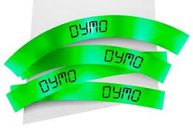 [1407563] Ruban 24MM noir sur vert pour labelmanager 300/450