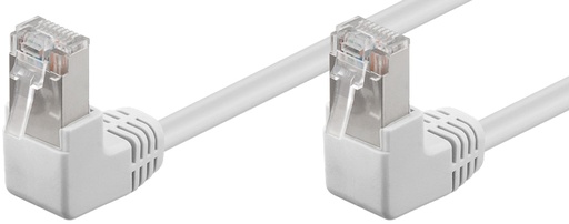 [1201251]  Cordon RJ45 CAT.5e FTP coudé haut 90° 1,00m 