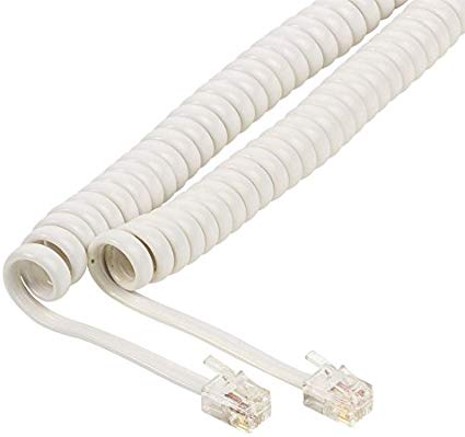 [1601525] Cordon combiné spiralé 4,00 m Blanc