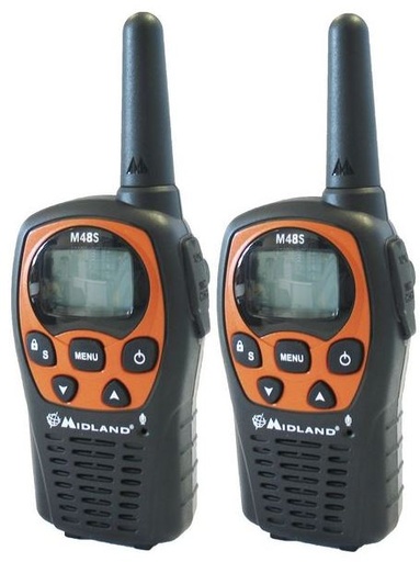 [1602006] Midland M48 pack de 6 talkies walkies avec accessoires 10km