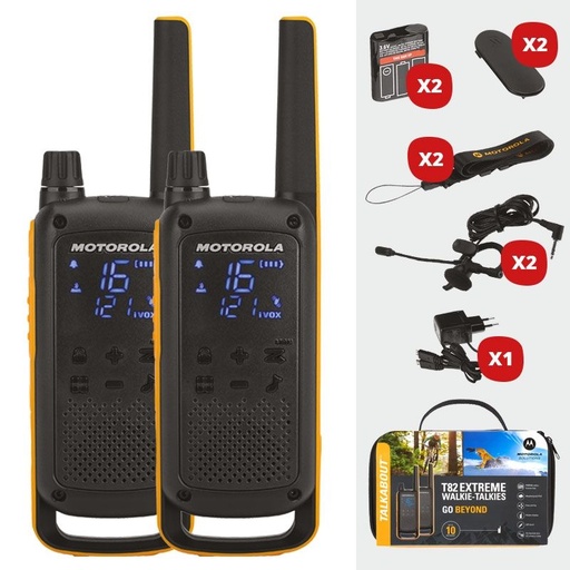 [1602046] 2Talkies-walkies T82 extreme et accessoires 