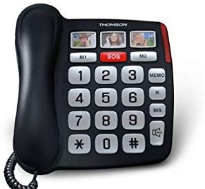 [1603016] Thomson serea safy téléphone larges touches