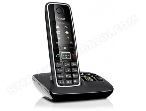 [1603054] Gigaset C530A noir tél sans fil dect - version répondeur