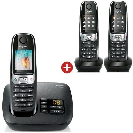 [1603064] Gigaset C620A trio téléphone sans fil dect avec répond…