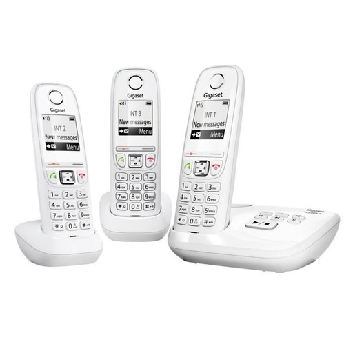 [1603081] Gigaset AS405A téléphone sans fil dect + répondeur - 3…