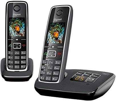 [1603083] Gigaset C530A noir tél sans fil dect - DUO avec répondeur