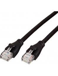 [1203053] Cordon non blindé RJ45 CAT.6 UTP 0,50m Noir