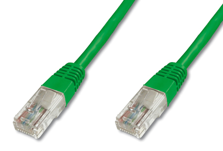 [1203092] Cordon non blindé RJ45 CAT.6 UTP 0,50m Vert