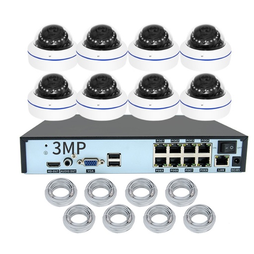 [1901728] CAMERA  CCTV MAGASIN DE DETAIL 3MP 8CH SYSTEME  POUR LA MAISON