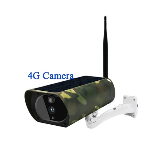 [1902001] CAMERA CAMOUFLAGE 4G IP SOLAIRE AVEC  CARTE SIM