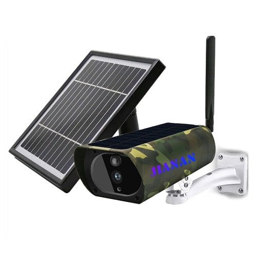 [1902006] CAMERA  EXTERIEUR 4G  WIFI SOLAIRE 2MP COMPLET