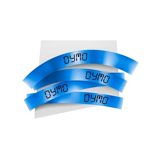 [1407515] Ruban 9MM noir sur bleu pour LP150/250-LM350/450/210D/220P