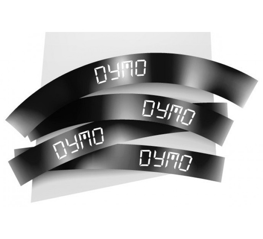 [1407560] Ruban 24MM blanc sur noir pour labelmanager 300/450