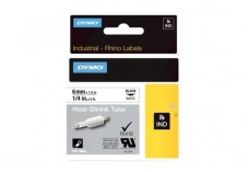 [1407565] Ruban thermoretractable noir sur blanc 6MM pour rhinopro