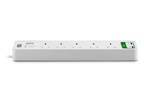 [1408017] APC ESSENTIAL SURGEARREST 5 PRISES AVEC 2 PORTS DE CHARGE USB, 5 V, 2,4 A, 230 V