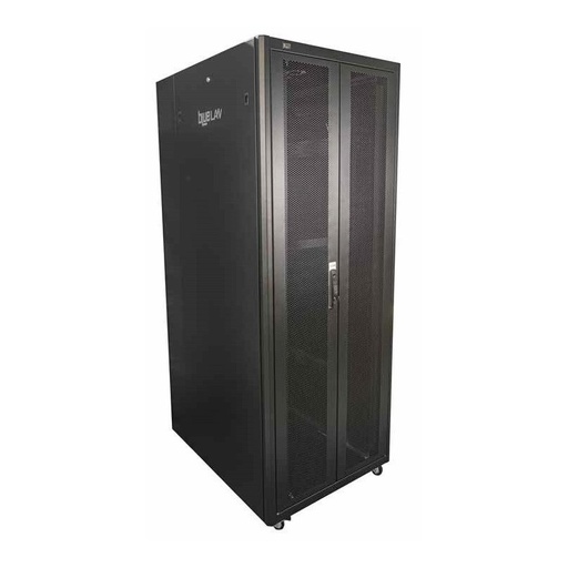 [1500211] Baie serveur 800 x 1000 42U noir porte perforée