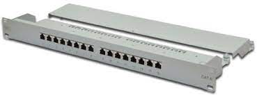 [1406034] CAT 6 DIGITUS, panneau de brassage de classe E, non blindé, 16 ports