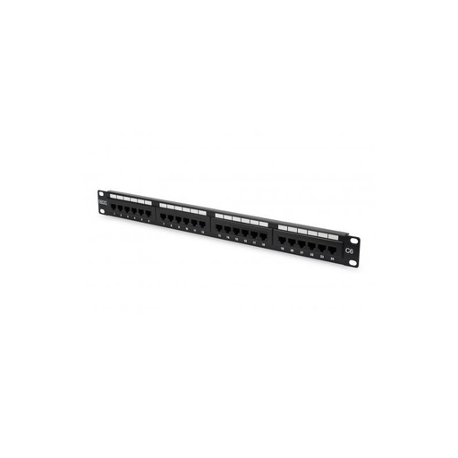 [1406035] CAT 6 DIGITUS, panneau de brassage de classe E, non blindé, 24 ports