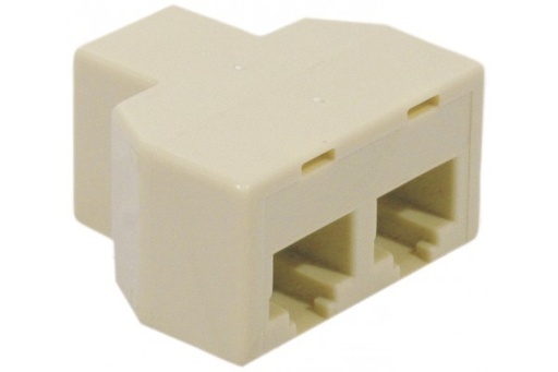 [1600010] Coupleur en T pour téléphonie F/F/F RJ45