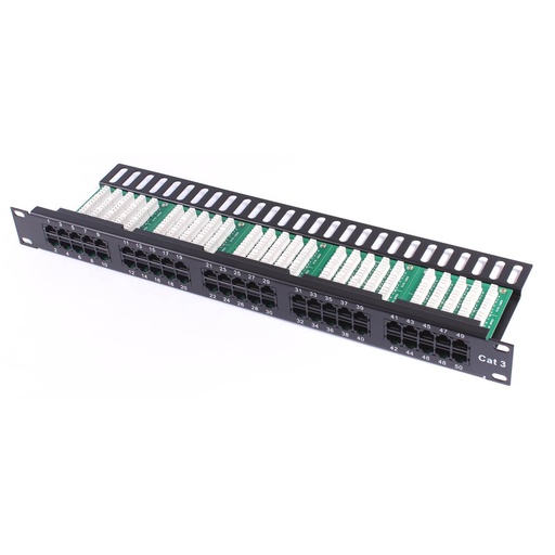 [1600016] Panneau de brassage 4/5-3/6 telephonie 50 ports