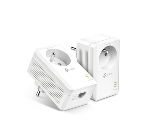 [1103743] TP-LINK TL-PA7017P KIT (FR) Pack de 2 CPL AV1000 avec prise Gigogne Française