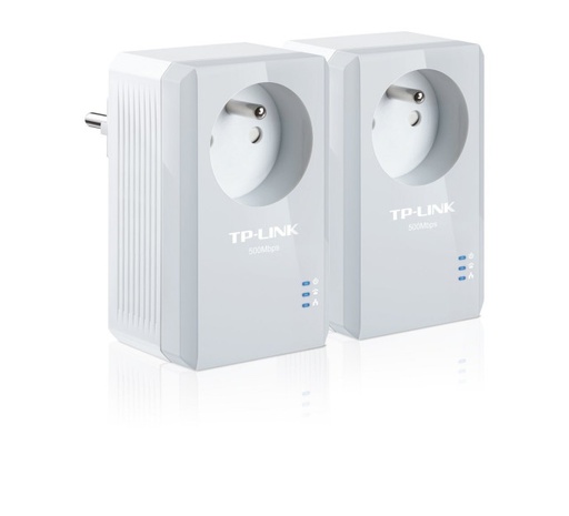 [1103744] Tp-link TL-PA4015PKIT Nano Pack de 2 CPL 600 avec prise Gigogne Française