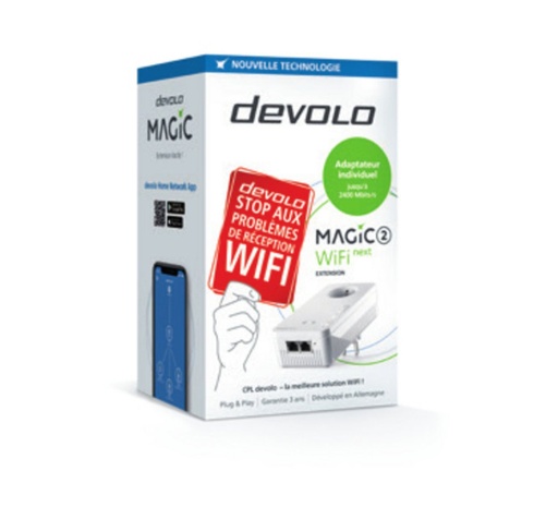 [1103758] DEVOLO Magic 2 CPL 2400Mbps WiFi 5 AC1200 next - Unitaire