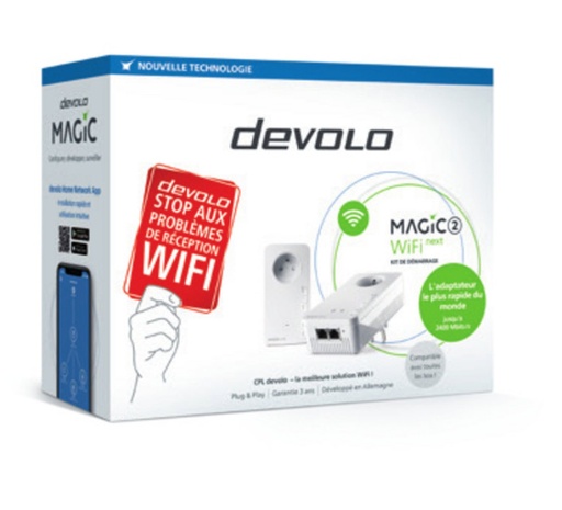[1103766] DEVOLO Magic 2 CPL 2400Mbps WiFi 5 AC1200 next - Starter kit