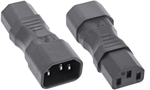 [1840001] Adaptateur C13/C14 droit