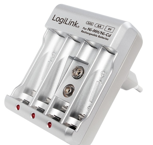 [1840012] Chargeur accus 2 ou 4 AA/AAA ou 9V - PA0168
