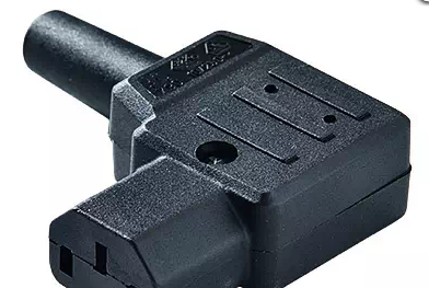 [1840032] Fiche femelle C13 coudé 90° D
