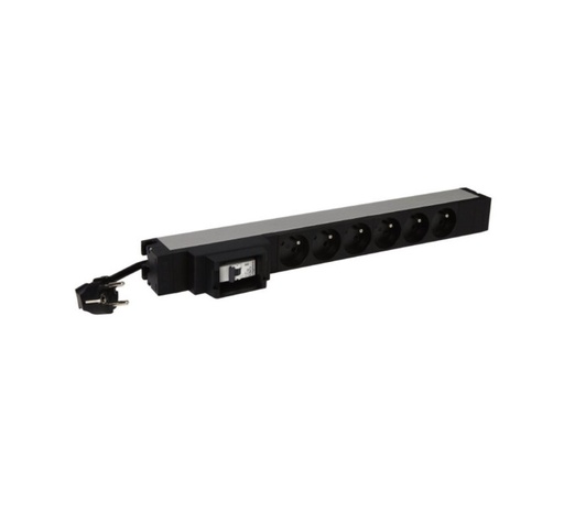 [1403542] LEGRAND MULTIPRISE 19" 1U 6 PRISES AVEC DISJONCTEUR 16 A