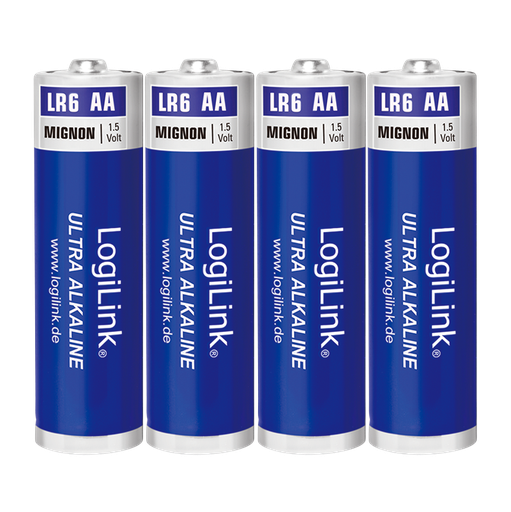 [1845001] Piles LR6 AA 1,5V Blister de 4 - LR6B4