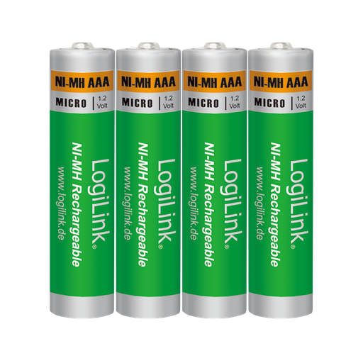 [1845008] Accus AAA /LR03 /Ni-mh 1000mAh - Pack de 4 - LR03RB4