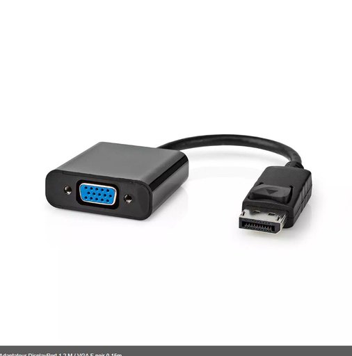 [1101585] Adaptateur DisplayPort 1.2 M / VGA F noir 0,15m